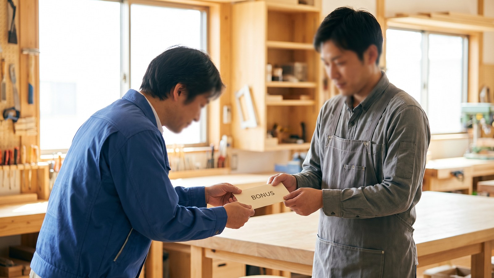 従業員への給与支給