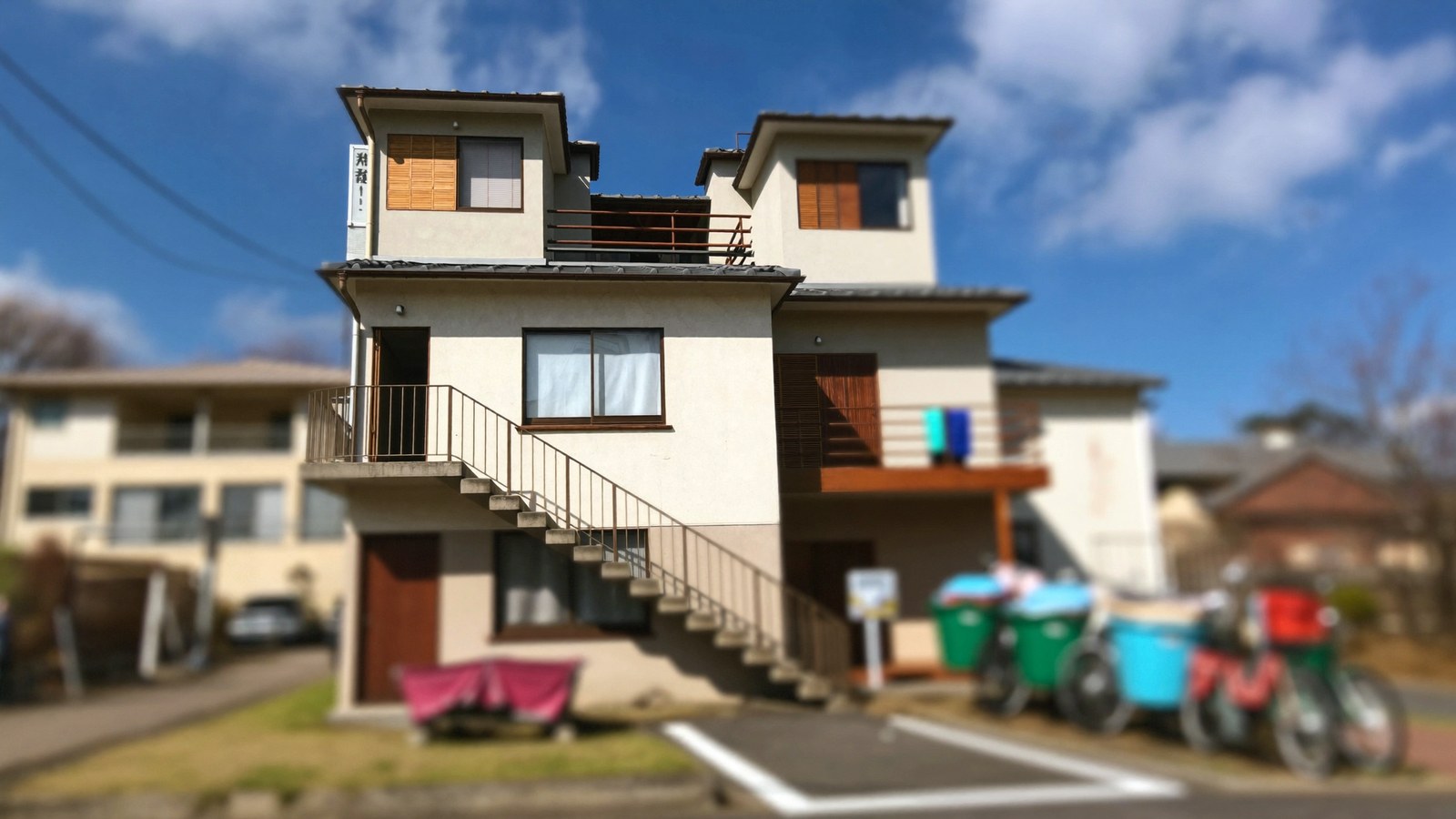 賃貸アパートの外観