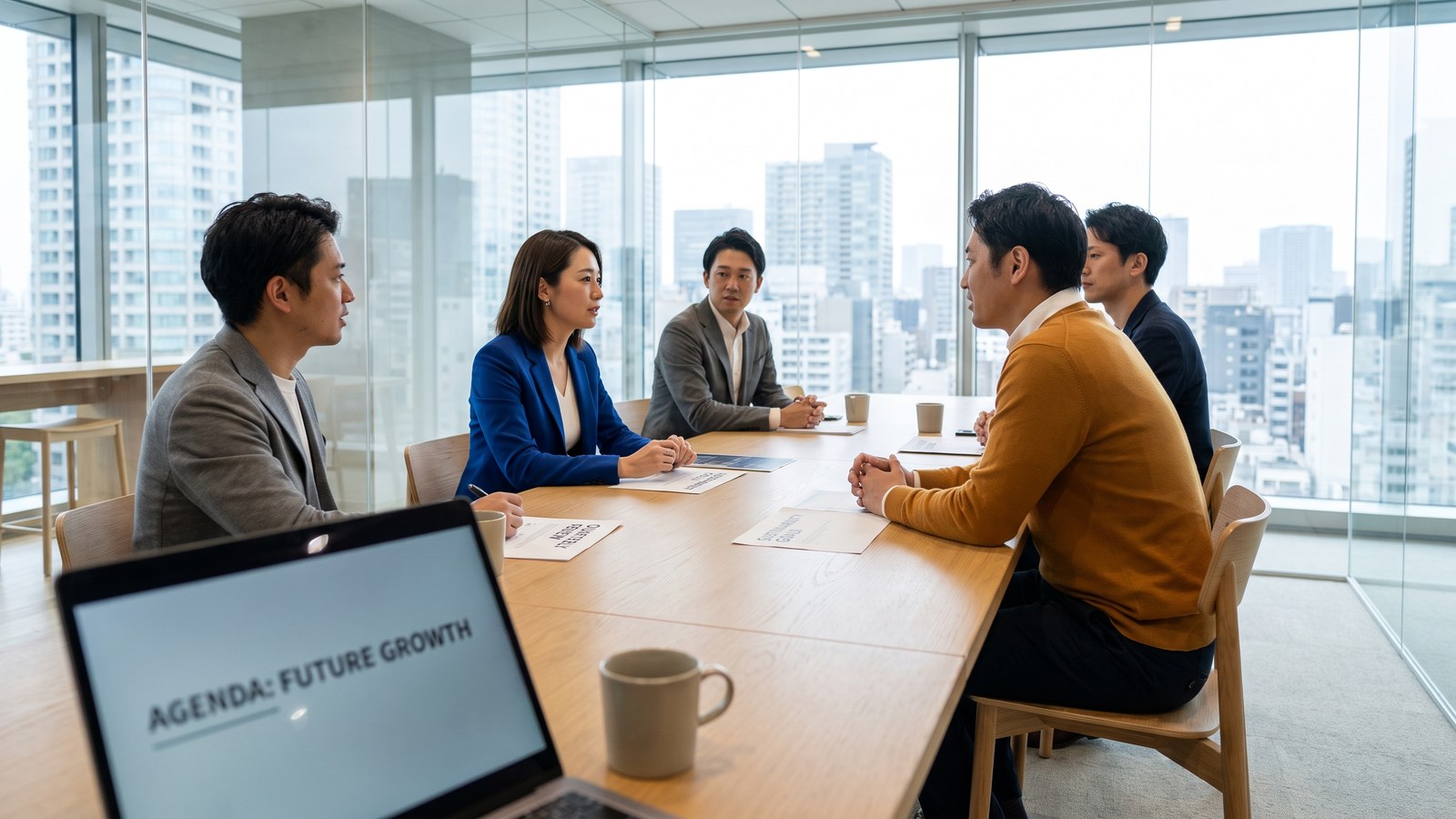 貸倒損失の判断に必要な資料を確認する様子