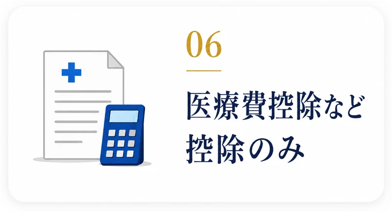 06 医療費控除など控除のみ